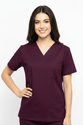 Women’s Sprinter Scrubs – Deep Plum hero
